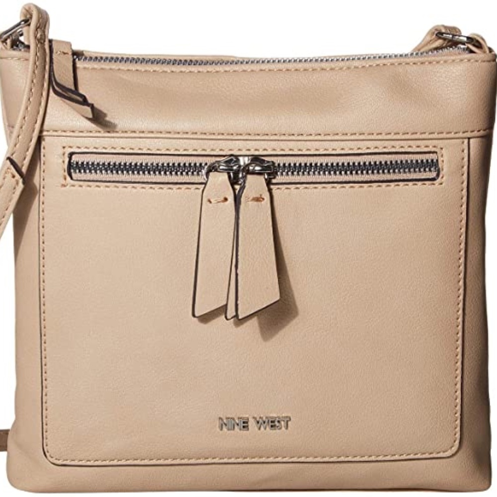 New Nine West Emersyn Crossbody Fawn - Picture 1 of 1